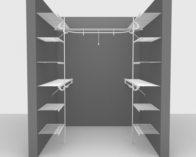 Fixed Mount Package 4 - SuperSlide shelving up to 1,83m/ 6' square